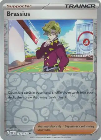 Brassius 187/197 (SV03: Obsidian Flames)  - Reverse Holofoil