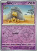 Abra 063/165 (SV: Scarlet & Violet 151)  - Reverse Holofoil