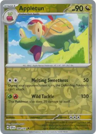 Appletun 140/191 (SV08: Surging Sparks)  - Reverse Holofoil