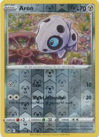 Aron 087/159 (Crown Zenith)  - Reverse Holofoil