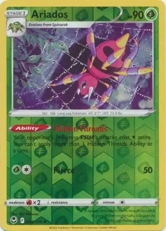 Ariados 004/195 (SWSH12: Silver Tempest)  - Reverse Holofoil