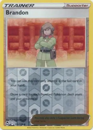 Brandon 151/195 (SWSH12: Silver Tempest)  - Reverse Holofoil