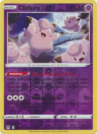 Clefairy 062/196 (SWSH11: Lost Origin)  - Reverse Holofoil