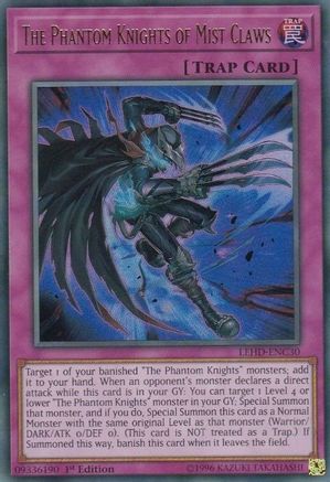 The Phantom Knights of Mist Claws (LEHD-ENC30) - Ultra Rare - 1st Edition - Legendary Hero Decks