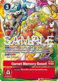 Garnet Memory Boost Alternate Art LM-033 P (Starter Deck 23: Beatbreak)  - Foil