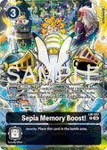 Sepia Memory Boost Alternate Art LM-037 P (Starter Deck 23: Beatbreak)  - Foil