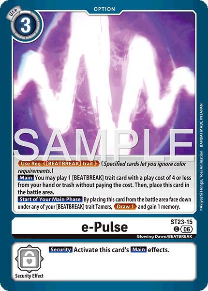 e Pulse ST23-15 C (Starter Deck 23: Beatbreak) 