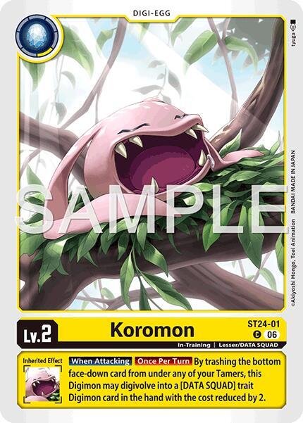 Koromon ST24-01 C (Starter Deck 24: Data Squad) 