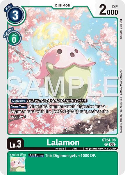 Lalamon ST24-08 C (Starter Deck 24: Data Squad) 