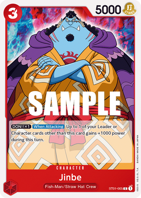 Jinbe ST01-005 (Starter Deck 1: Straw Hat Crew) 