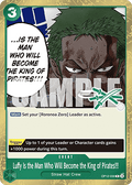 Luffy Is the Man Who Will Become the King of Pirates!!! OP12-039 (Learn Together Deck Set) 