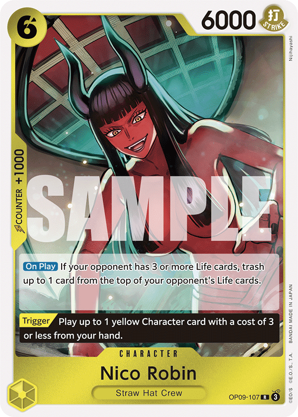 Nico Robin OP09-107 (Learn Together Deck Set) 