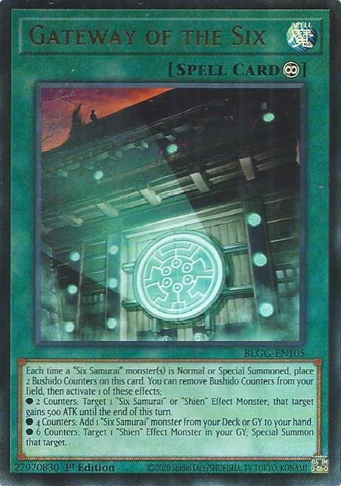 Gateway of the Six BLGG-EN105 (Battles of Legend: Glorious Gallery)  - 1st Edition