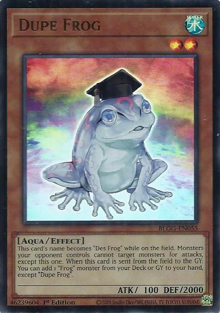 Dupe Frog BLGG-EN055 (Battles of Legend: Glorious Gallery)  - 1st Edition