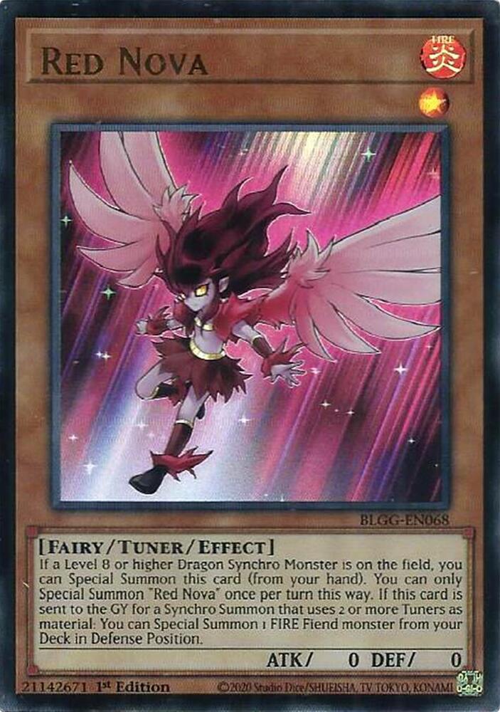 Red Nova BLGG-EN068 (Battles of Legend: Glorious Gallery)  - 1st Edition