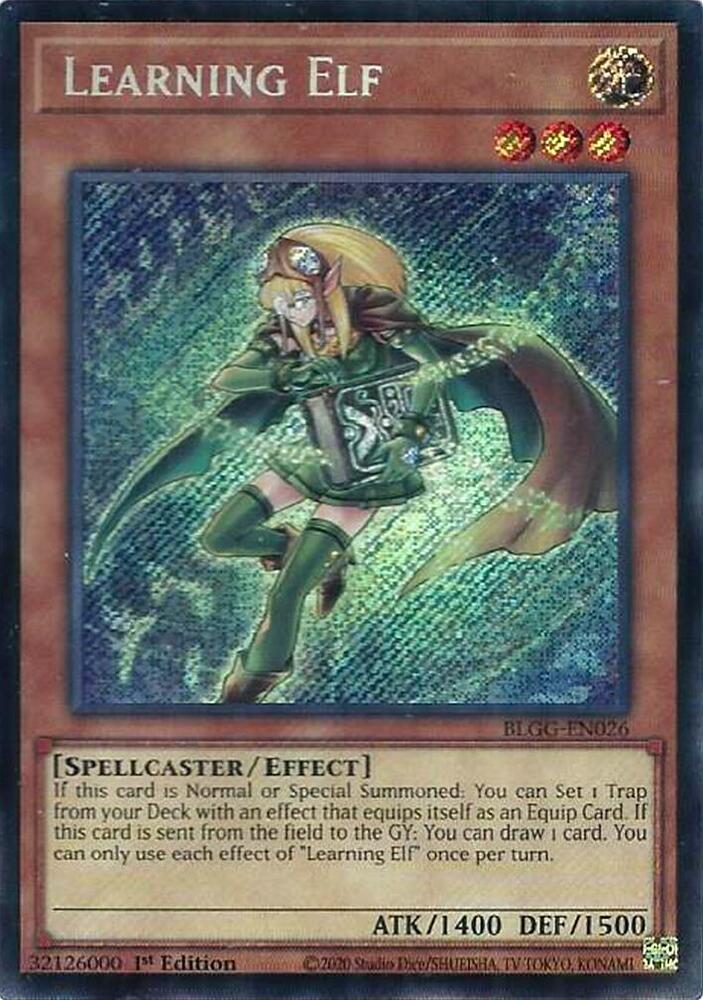 Learning Elf BLGG-EN026 (Battles of Legend: Glorious Gallery)  - 1st Edition