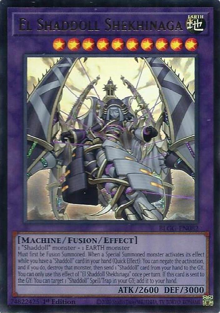 El Shaddoll Shekhinaga BLGG-EN082 (Battles of Legend: Glorious Gallery)  - 1st Edition