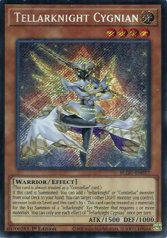 Tellarknight Cygnian BLGG-EN017 (Battles of Legend: Glorious Gallery)  - 1st Edition