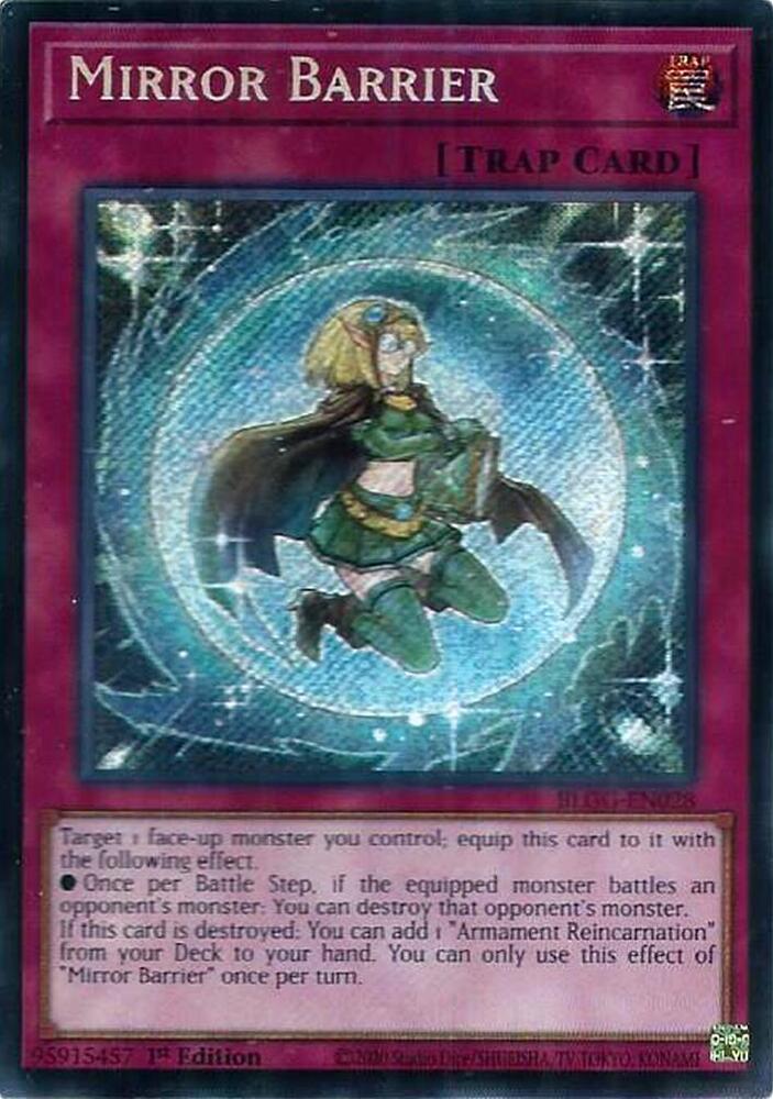 Mirror Barrier BLGG-EN028 (Battles of Legend: Glorious Gallery)  - 1st Edition