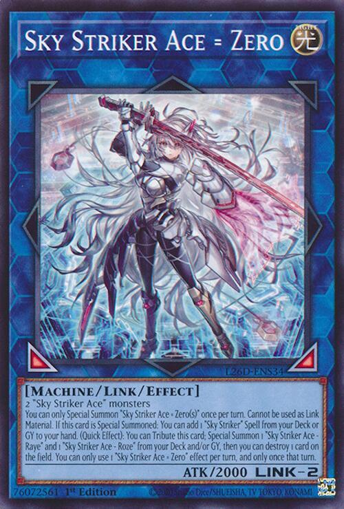 Sky Striker Ace = Zero L26D-ENS34 (Legendary Modern Decks 2026)  - 1st Edition