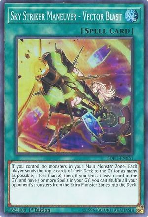 Sky Striker Maneuver - Vector Blast (SOFU-EN061) - Super Rare - Unlimited - Soul Fusion