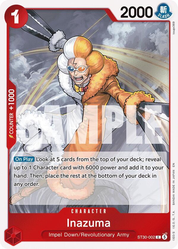 Inazuma ST30-002 (Starter Deck EX: Luffy & Ace) 
