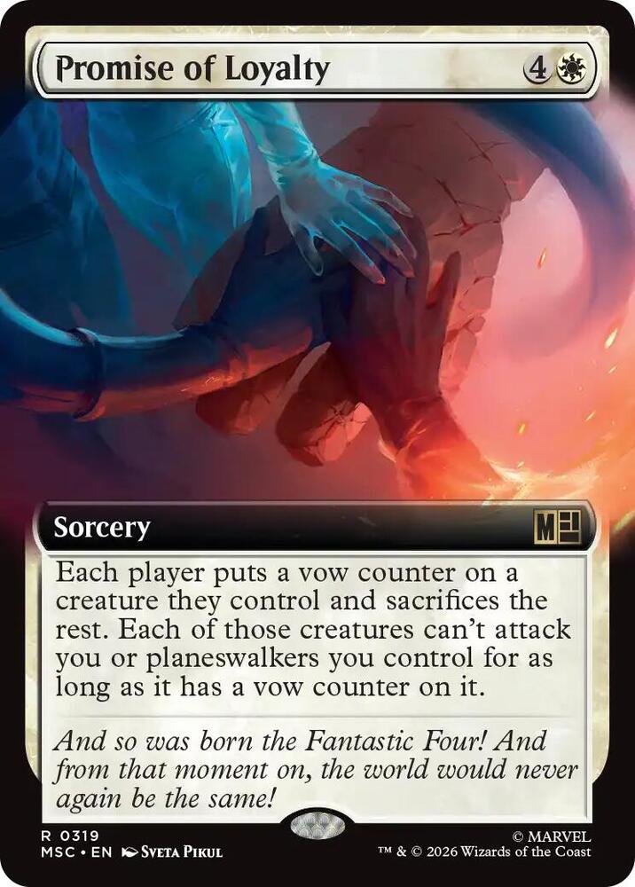 Promise of Loyalty 319 (Commander: Marvel Super Heroes)  - Extended Art