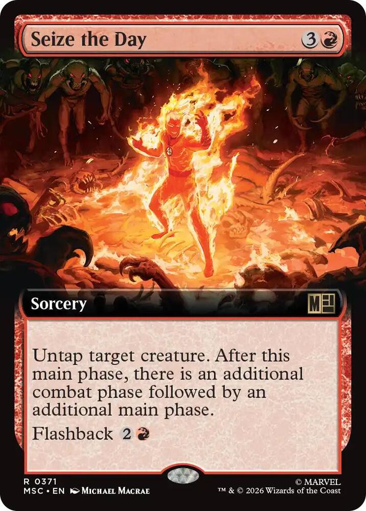 Seize the Day 371 (Commander: Marvel Super Heroes)  - Extended Art