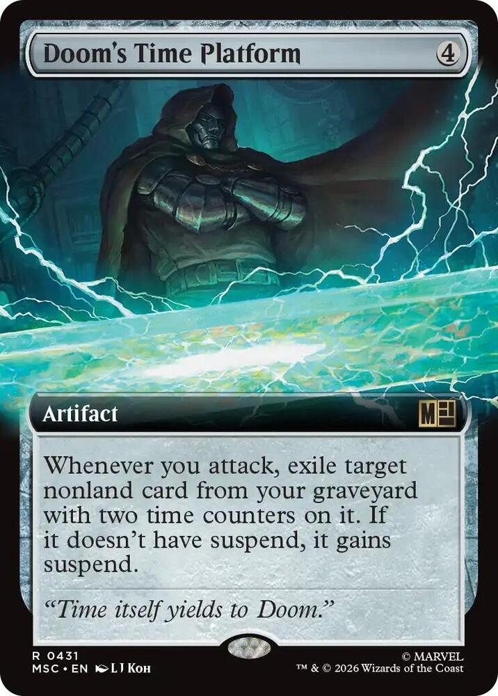 Doom's Time Platform 431 (Commander: Marvel Super Heroes)  - Extended Art