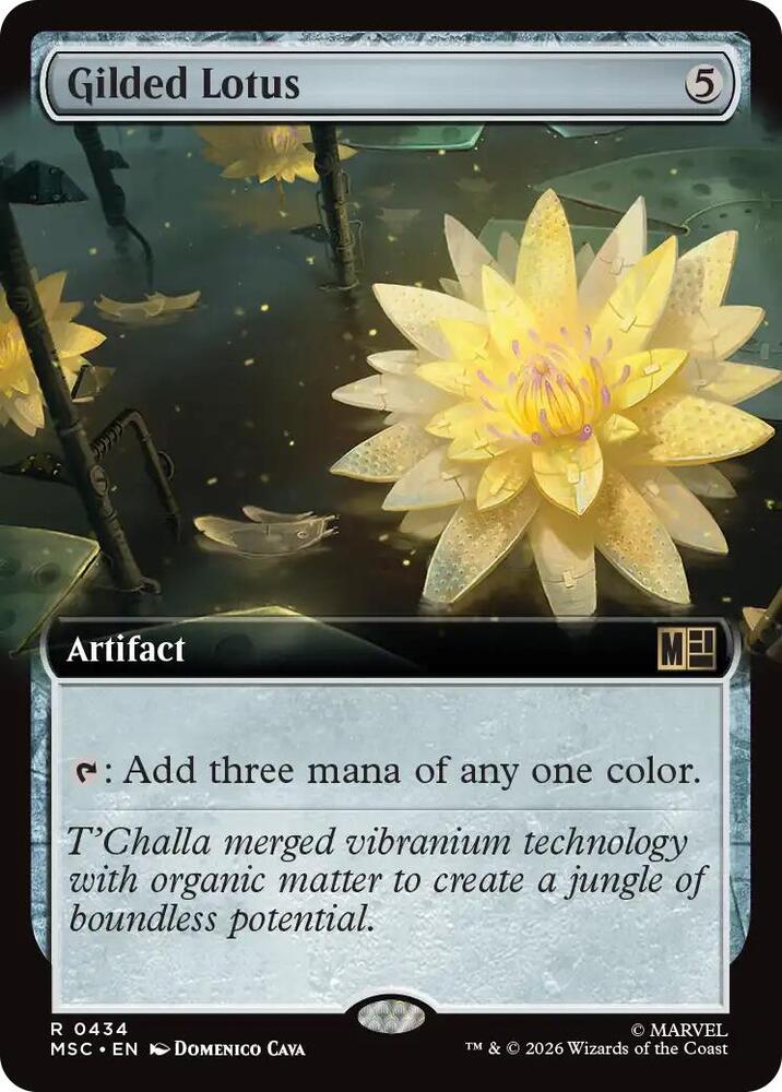 Gilded Lotus 434 (Commander: Marvel Super Heroes)  - Extended Art