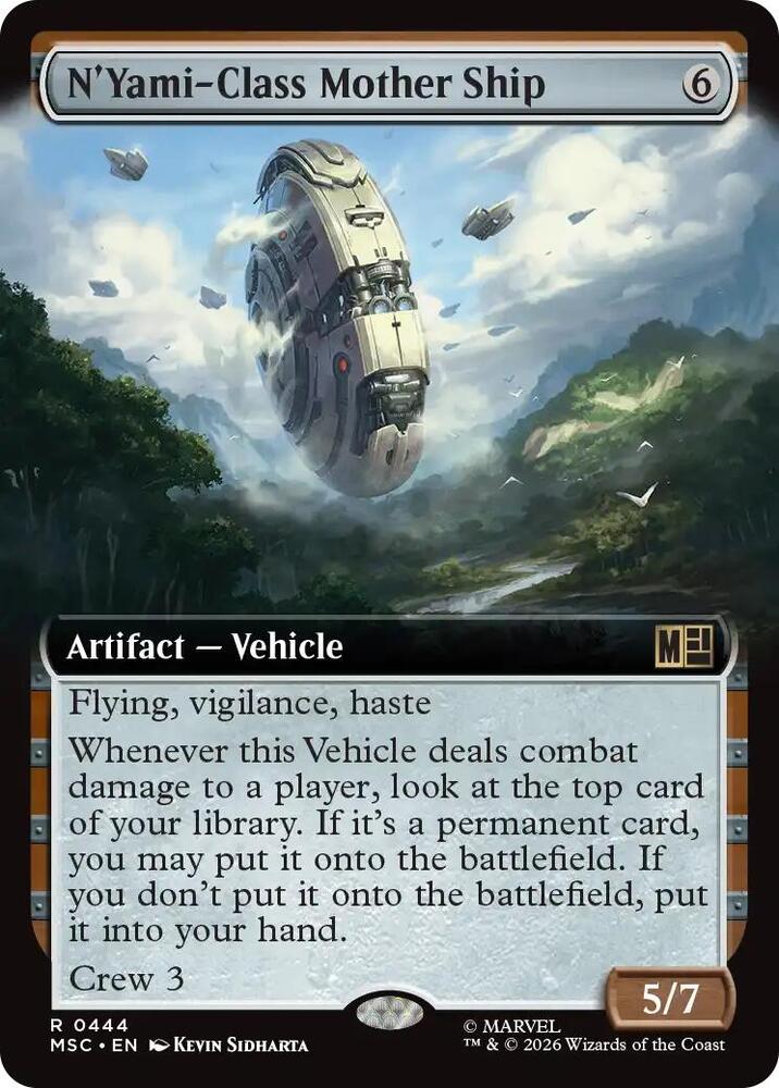 N'Yami, Class Mother Ship 444 (Commander: Marvel Super Heroes)  - Extended Art