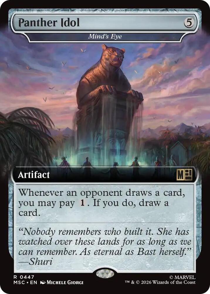 Panther Idol // Mind's Eye 447 (Commander: Marvel Super Heroes)  - Extended Art