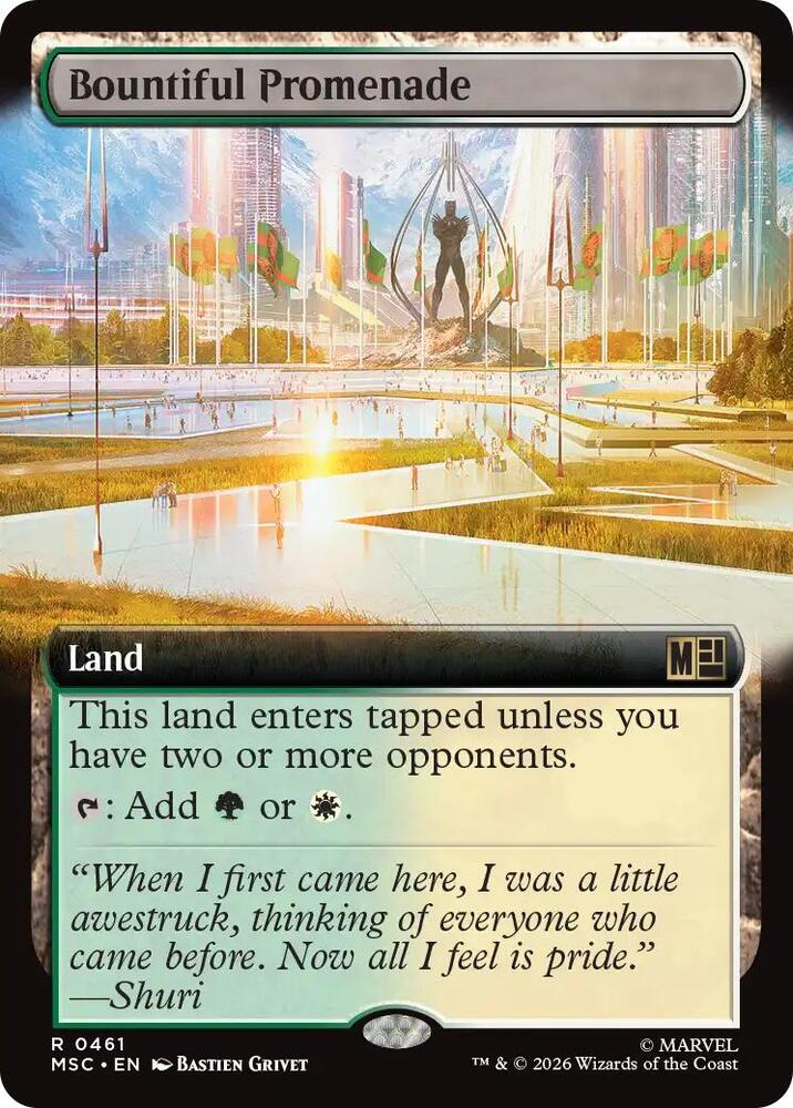 Bountiful Promenade 461 (Commander: Marvel Super Heroes)  - Extended Art
