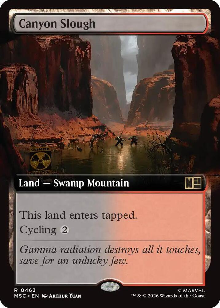 Canyon Slough 463 (Commander: Marvel Super Heroes)  - Extended Art