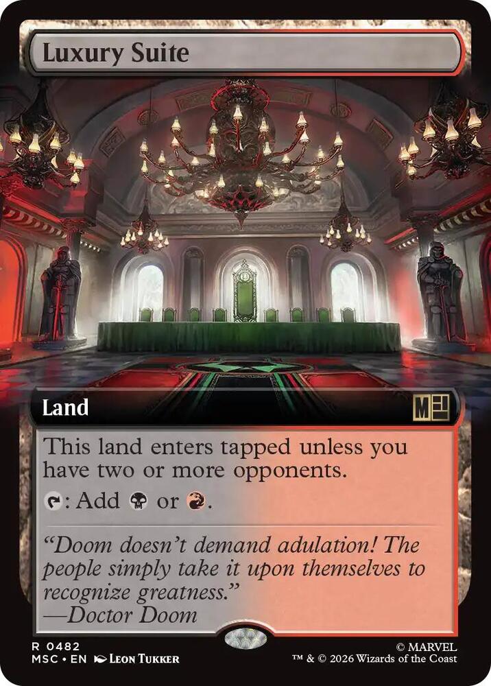 Luxury Suite 482 (Commander: Marvel Super Heroes)  - Extended Art