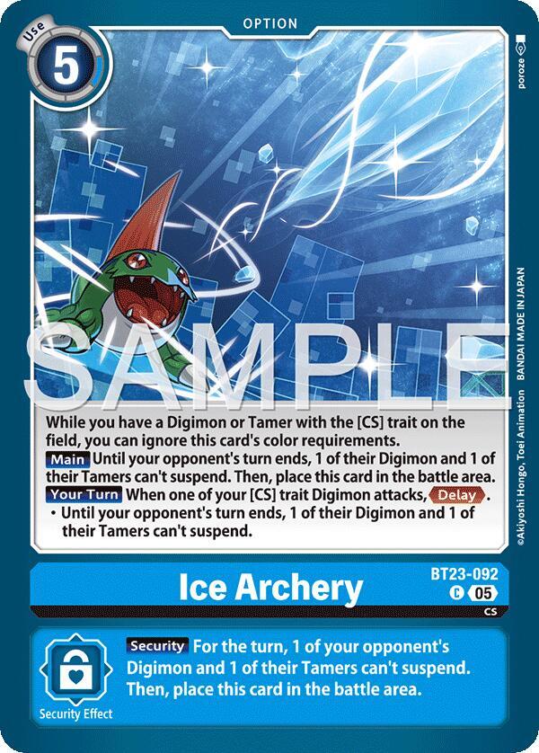 Ice Archery BT23-092 C (Hackers' Slumber) 