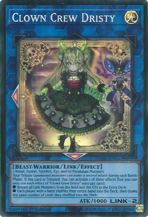 Clown Crew Dristy CORI-EN042 (Chaos Origins)  - 1st Edition