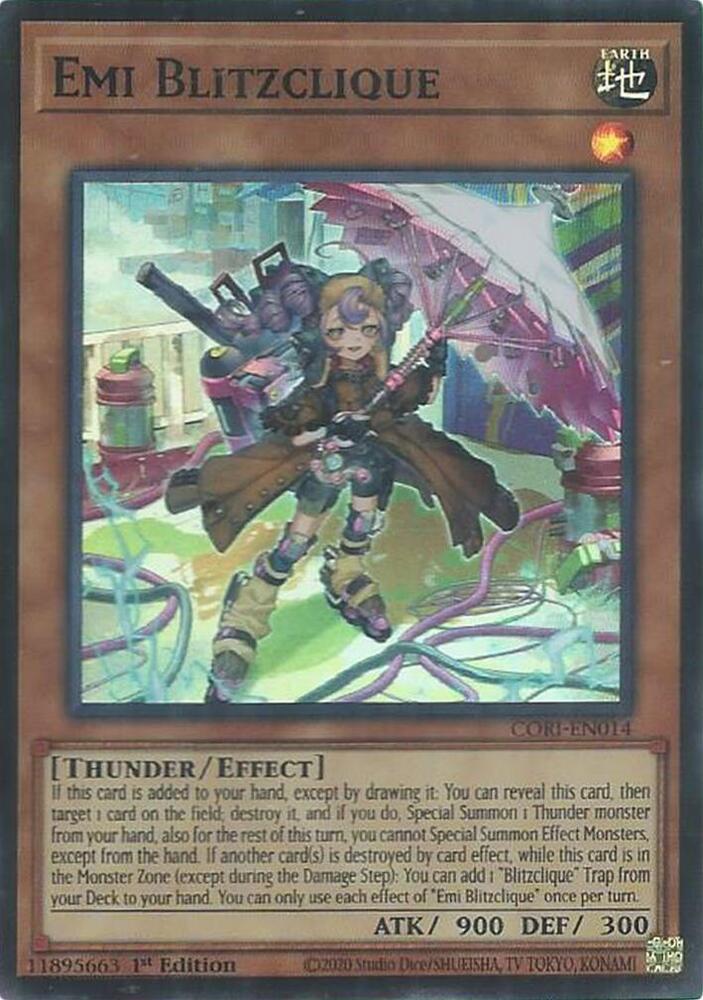 Emi Blitzclique CORI-EN014 (Chaos Origins)  - 1st Edition