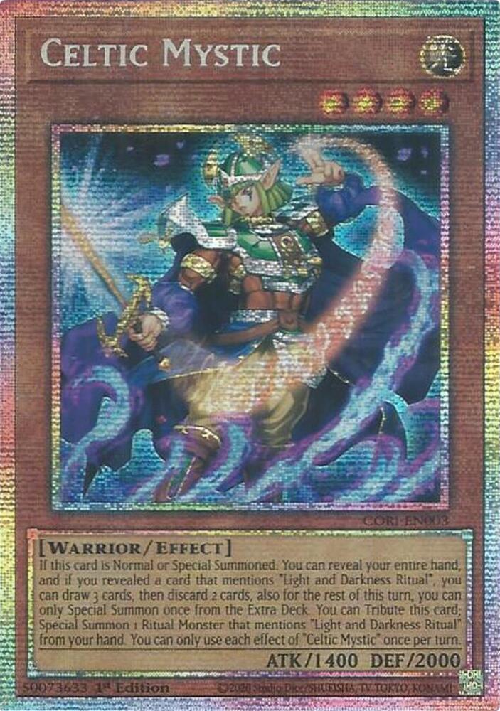 Celtic Mystic Starlight Rare CORI-EN003 (Chaos Origins)  - 1st Edition