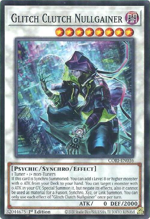 Glitch Clutch Nullgainer CORI-EN036 (Chaos Origins)  - 1st Edition