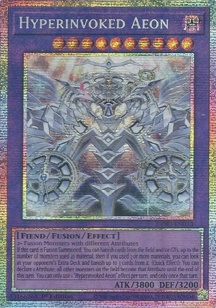 Hyperinvoked Aeon Starlight Rare CORI-EN033 (Chaos Origins)  - 1st Edition