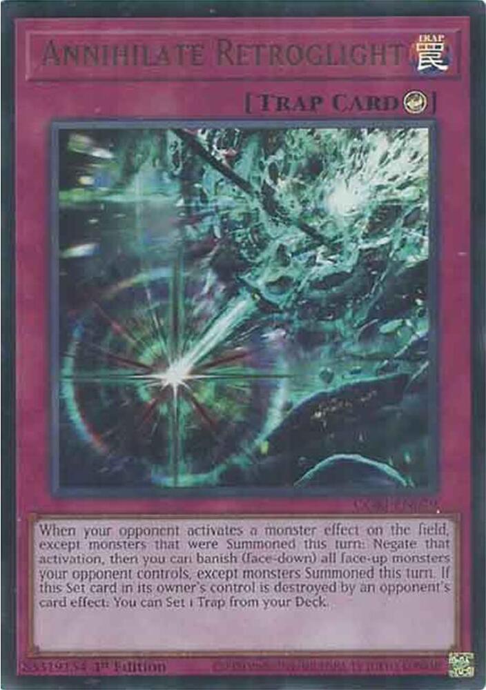 Annihilate Retroglight CORI-EN079 (Chaos Origins)  - 1st Edition