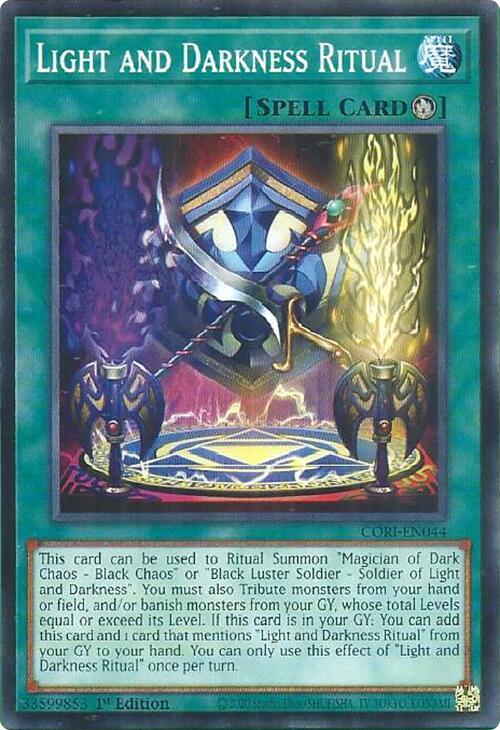 Light and Darkness Ritual CORI-EN044 (Chaos Origins)  - 1st Edition