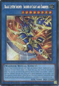 Black Luster Soldier Soldier of Light and Darkness Secret Rare CORI-EN028 (Chaos Origins)  - 1st Edition