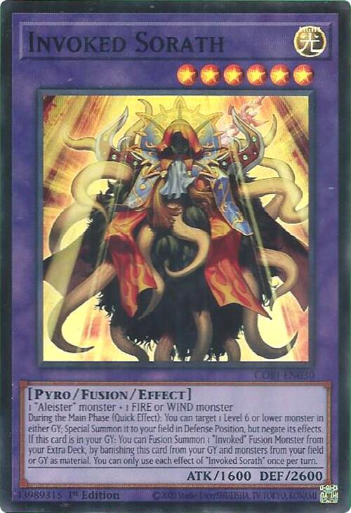 Invoked Sorath CORI-EN030 (Chaos Origins)  - 1st Edition