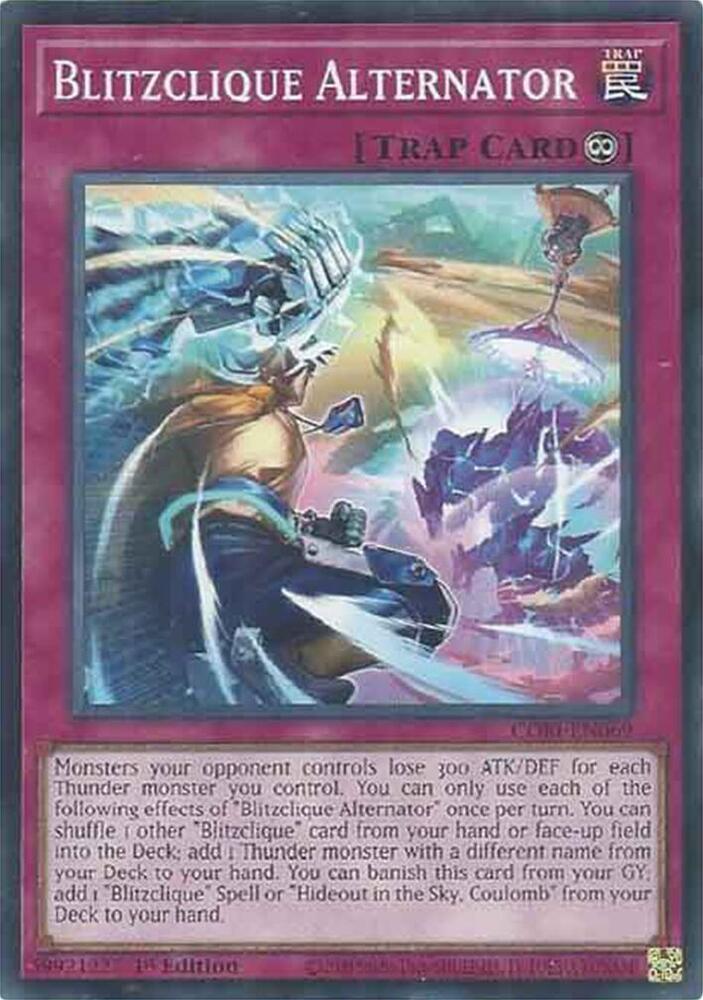 Blitzclique Alternator CORI-EN069 (Chaos Origins)  - 1st Edition