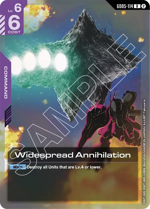 Widespread Annihilation GD05-114 (Freedom Ascension)  - Holofoil