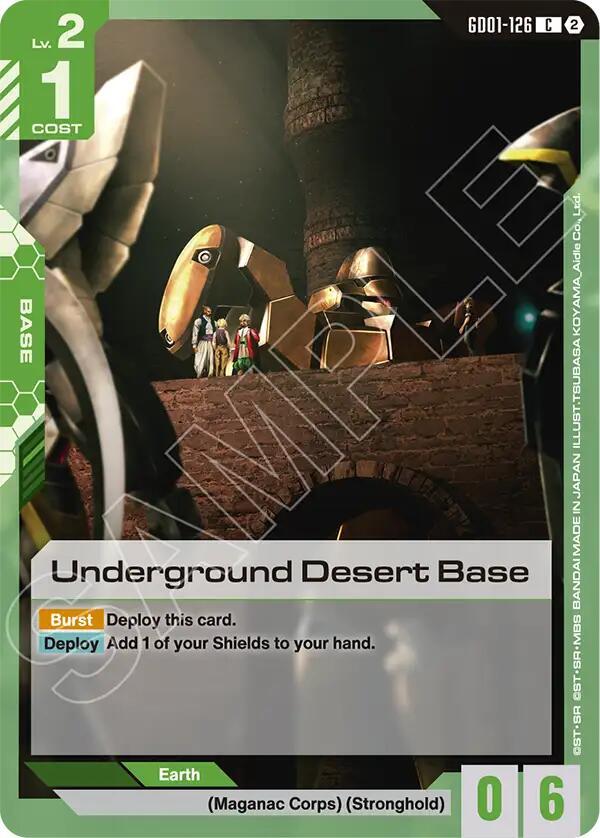 Underground Desert Base GD01-126 (Deck Build Box Freedom Ascension) 