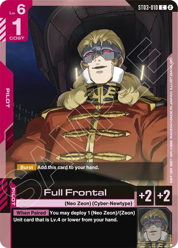 Full Frontal ST03-010 (Deck Build Box Freedom Ascension) 