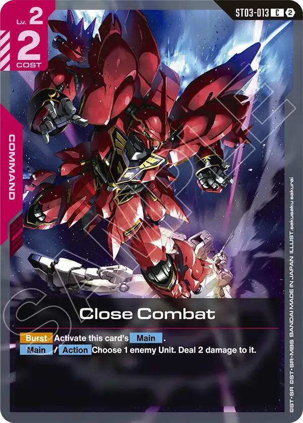Close Combat ST03-013 (Deck Build Box Freedom Ascension) 